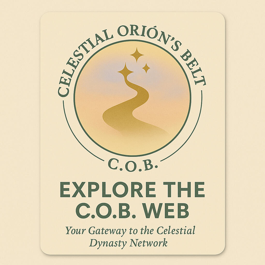 Celestial Orion's Belt C.O.B. Web